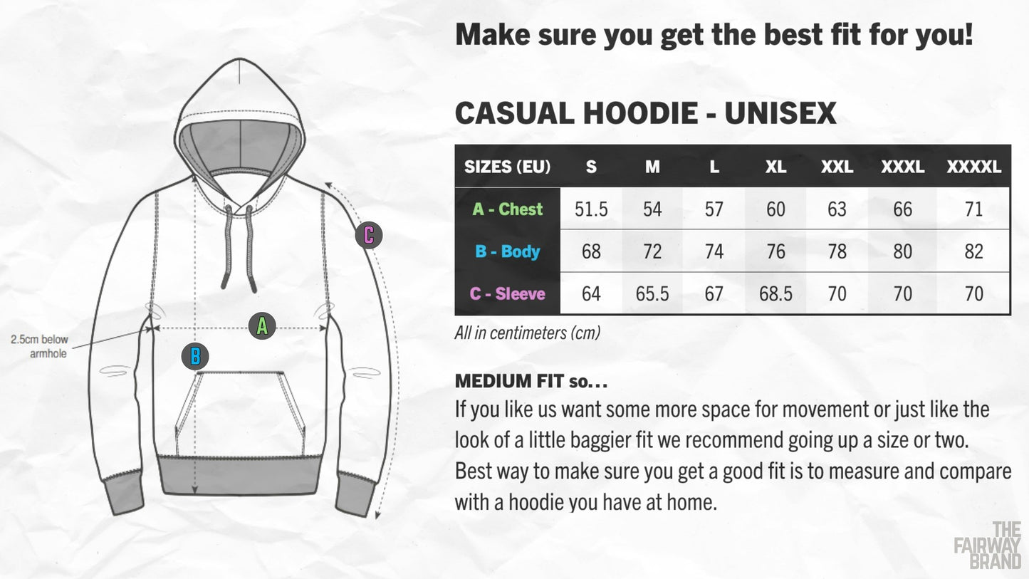 The Fairway Brand Unisex Premium Eco Hoodie - Text Print