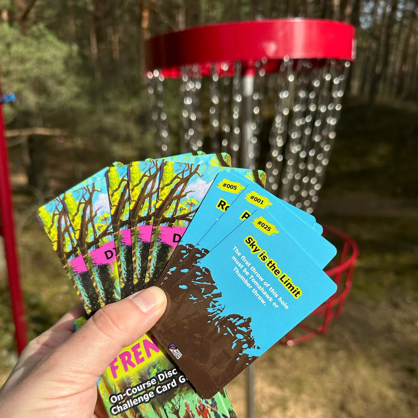 Disc Golf Frenzy Card Game