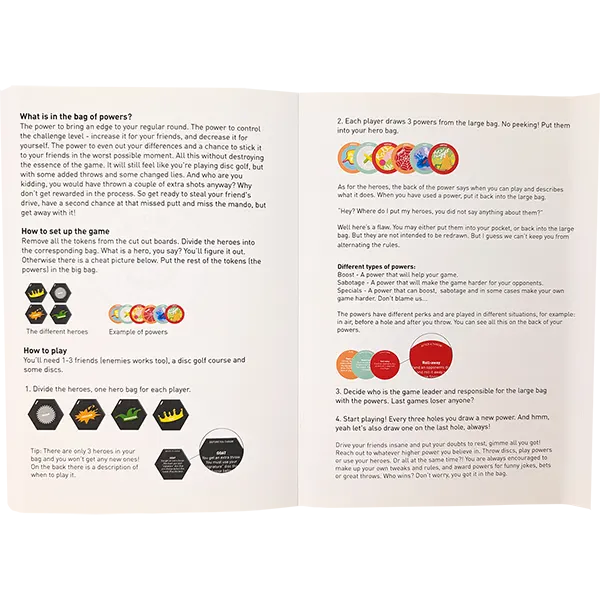 Bag of powers - Spel