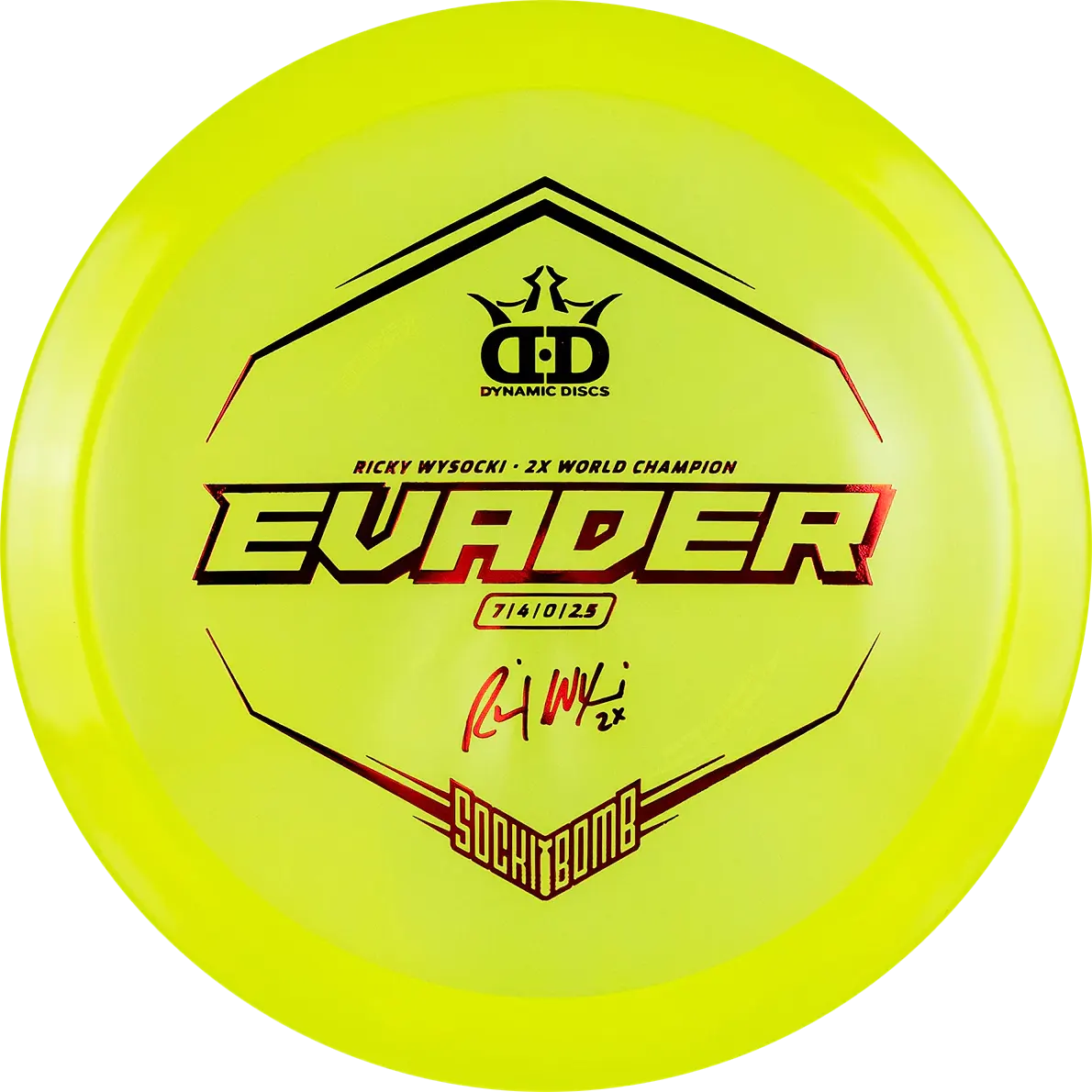 Dynamic Discs Lucid Ice Evader - Ricky Wysocki Sockibomb