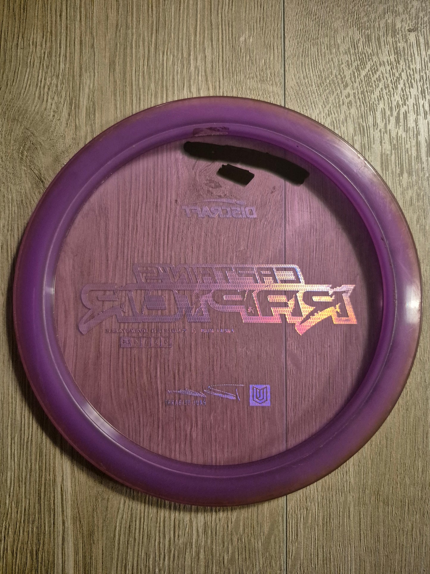 BEGAGNAD Discraft Paul Ulibarri Z Captain's Raptor, 1st run.
