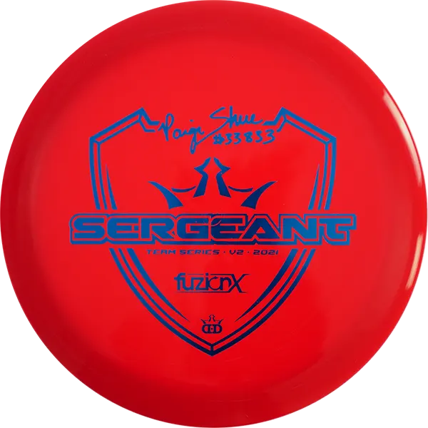Dynamic Discs Fuzion-X Sergeant - Paige Shue v2 2021 - Distance driver