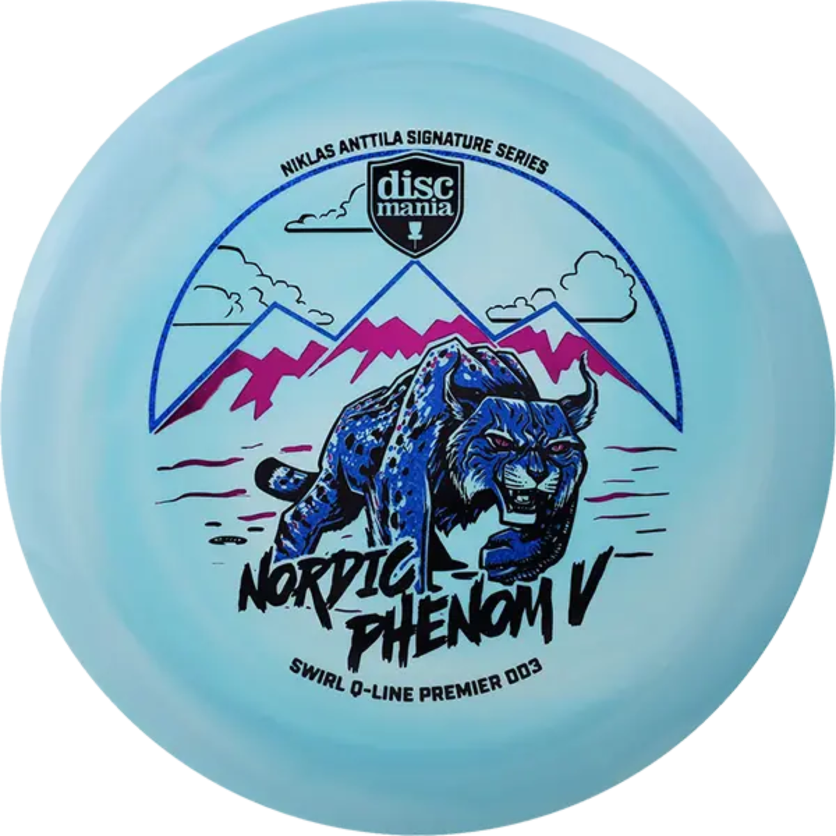 Discmania Q-Line Swirl Premier DD3 - Niklas Anttila Signature Series - Distance driver