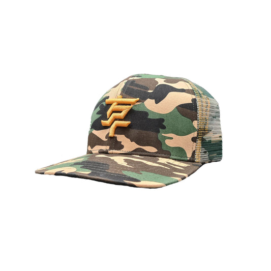 Flying Plate Company Camo Trucker - Trucker keps