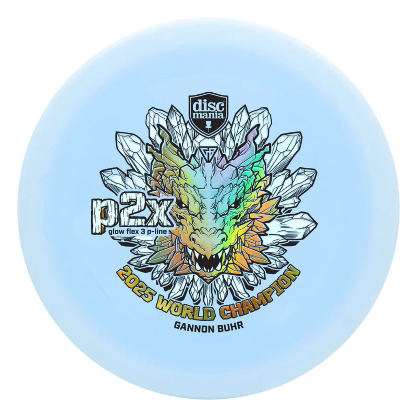 Discmania P-Line Flex 3 Glow P2X - Gannon Buhr - World Champion - Putt & Approach