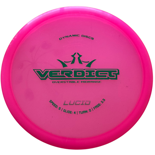 Begagnad Dynamic Discs Verdict Lucid - Midrange (Wilnerzons)