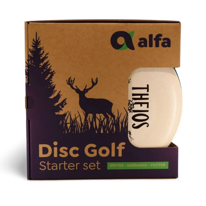 Alfa Discs - Disc Golf Starter Set - Norske skog