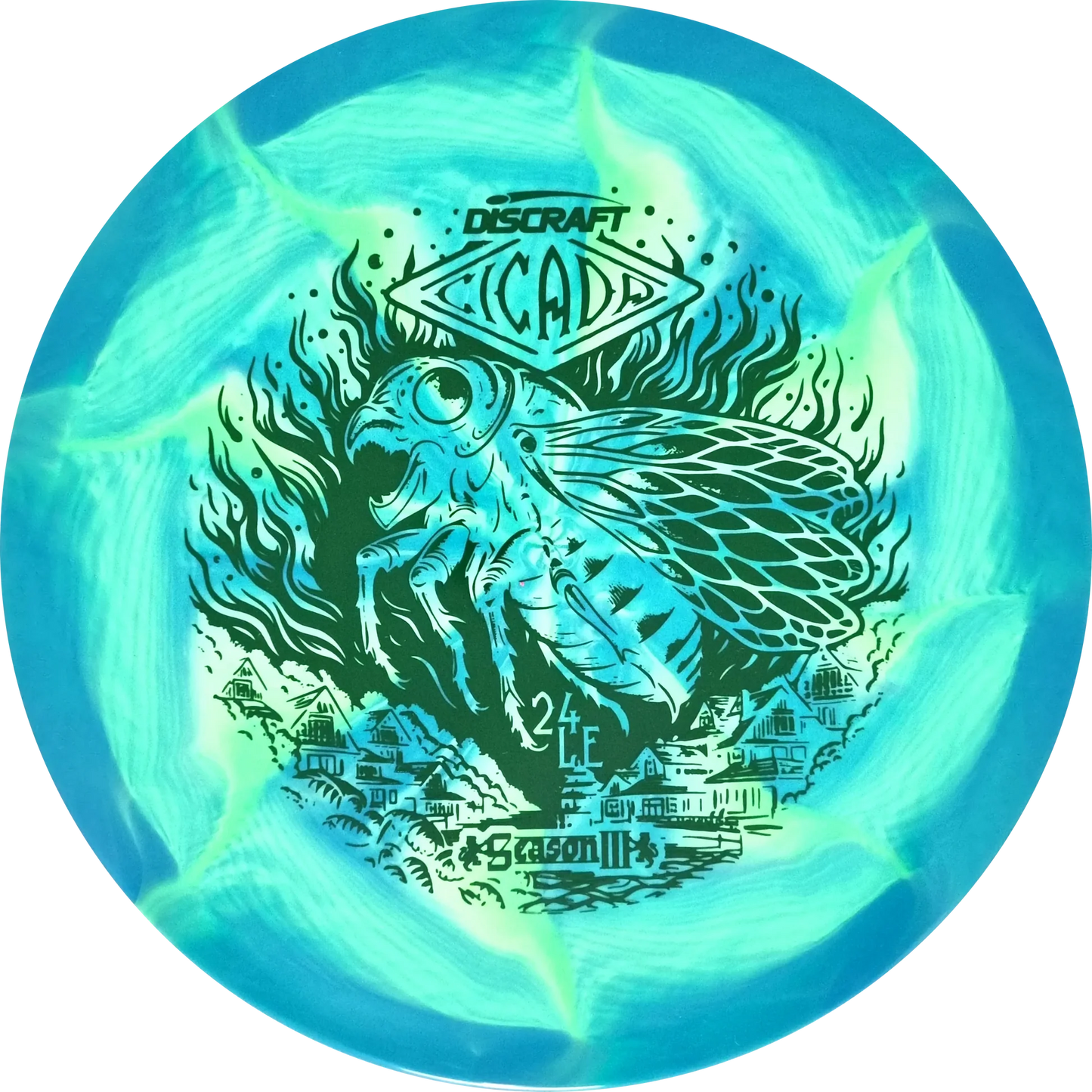 Discraft ESP Swirl Cicada - Ledgestone 2024 - Fairway driver