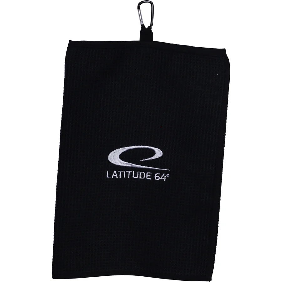 Latitude 64 Foldable Clip-On Disc Golf Towel