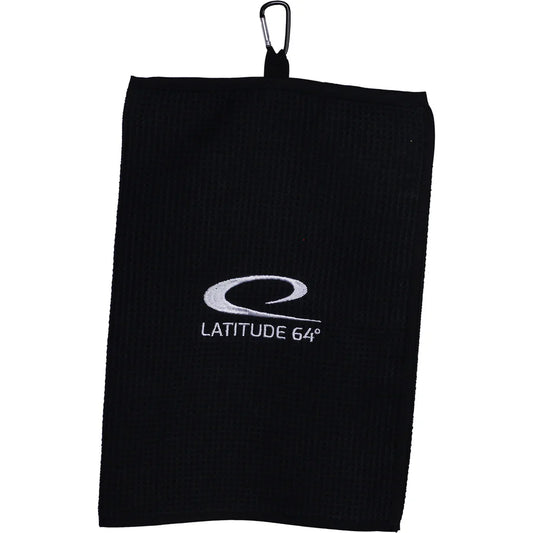 Latitude 64 Foldable Clip-On Disc Golf Towel