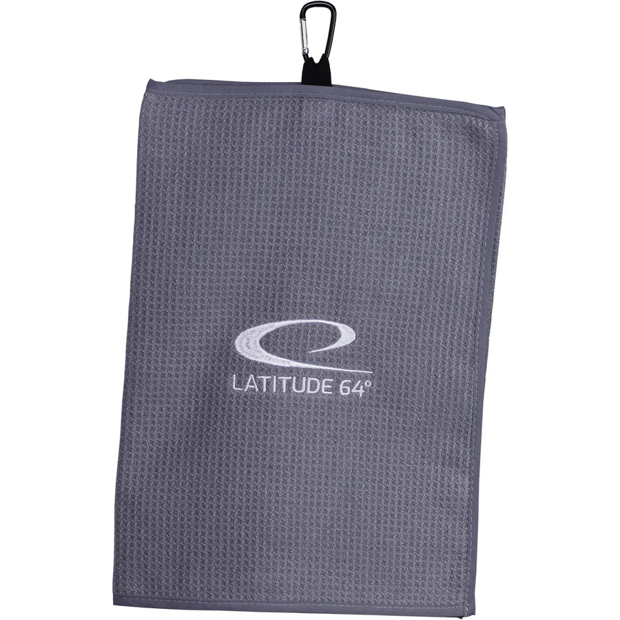 Latitude 64 Foldable Clip-On Disc Golf Towel