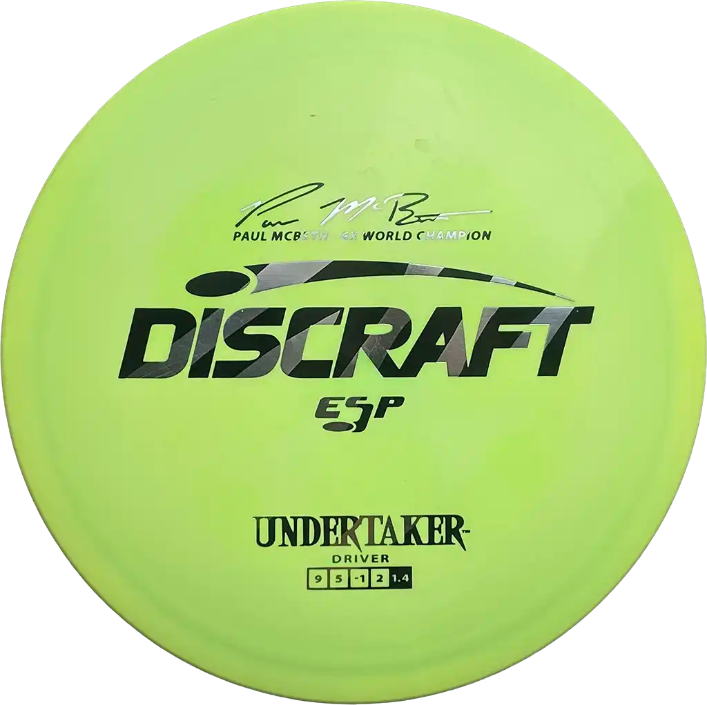 Discraft ESP Undertaker Paul McBeth 6X World Champion - Distance driver
