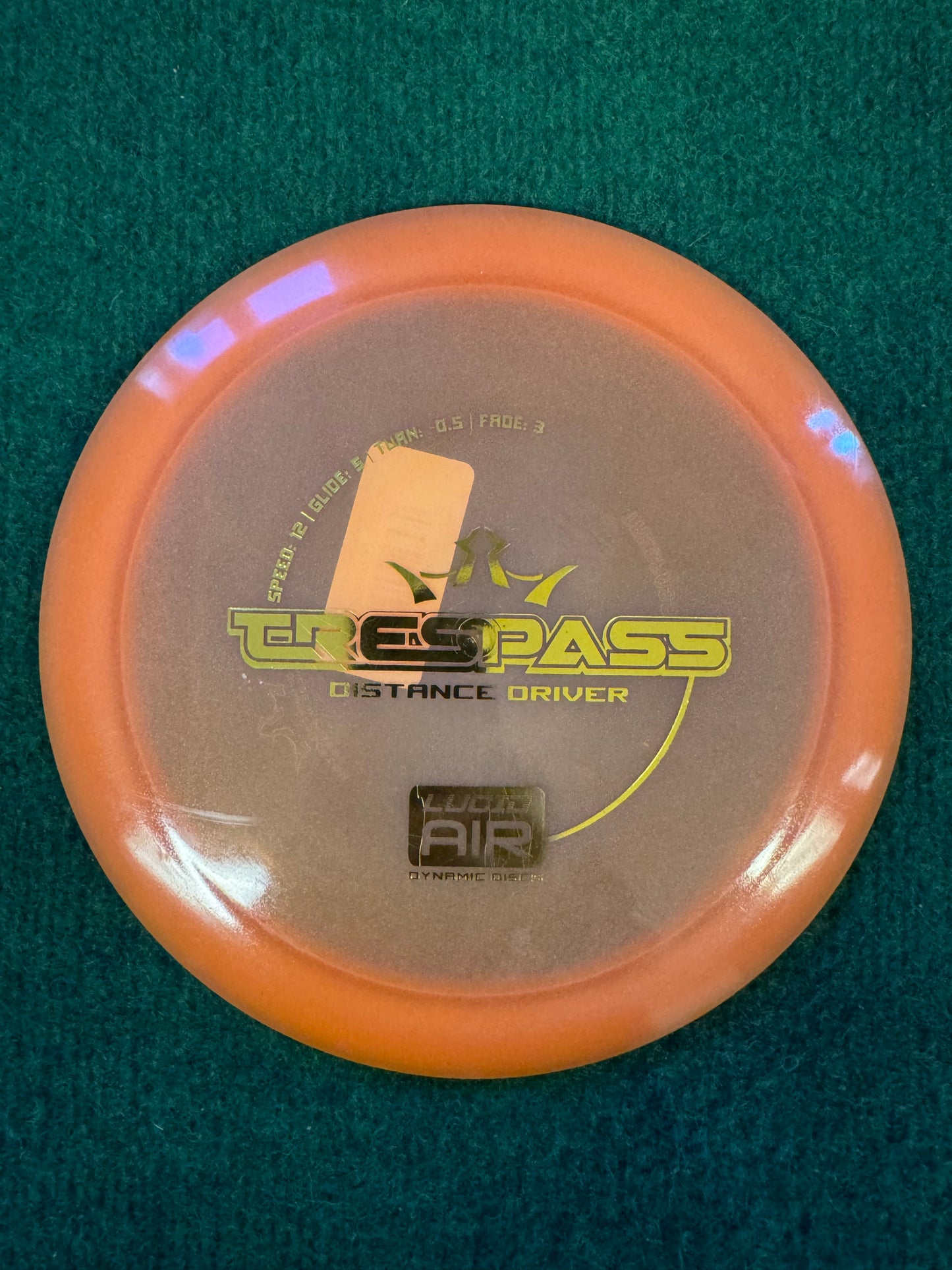 BEGAGNAD Dynamic Discs Lucid Air Trespass - Distance driver