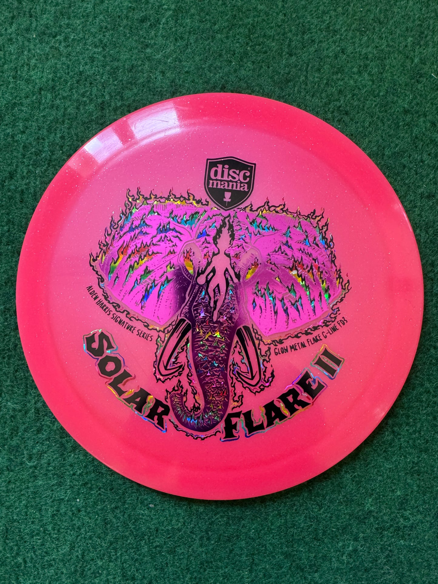 BEGAGNAD Discmania Glow Metal Flake C-line FD3 Solar Flare II - Alden Harris sig. series - Fairway driver