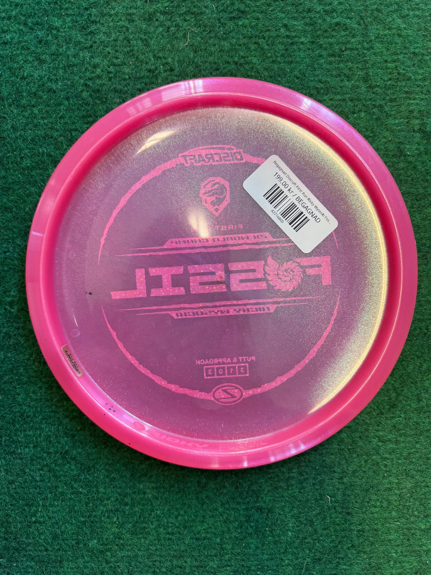 Begagnad Discraft First Run Ricky Wysocki Fossil - Putt & Approach