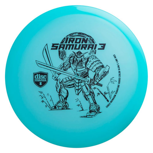 Discmania Iron Samurai 3 MISPRINT - Eagle McMahon Signature Series Color Glow C-line MD3 - Midrange