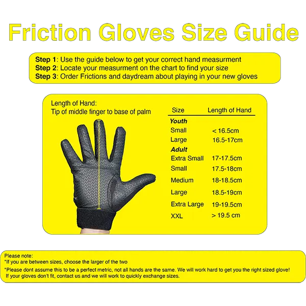Friction Warm Gloves Disc Golf (Pair)